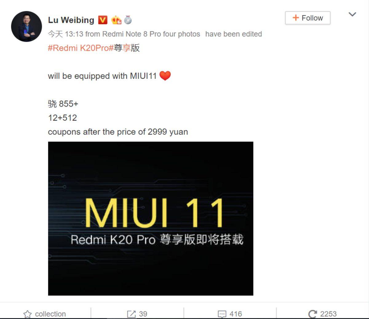 Xiaomi, MIUI 11 Güncellemesi Alacak Bir Cihazı Daha Açıkladı