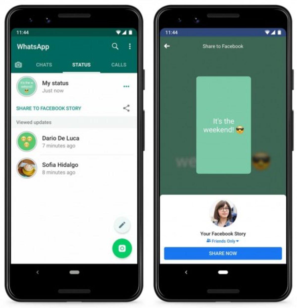Artık WhatsApp Durumları Facebook Hikayesi İle Paylaşabiliyor