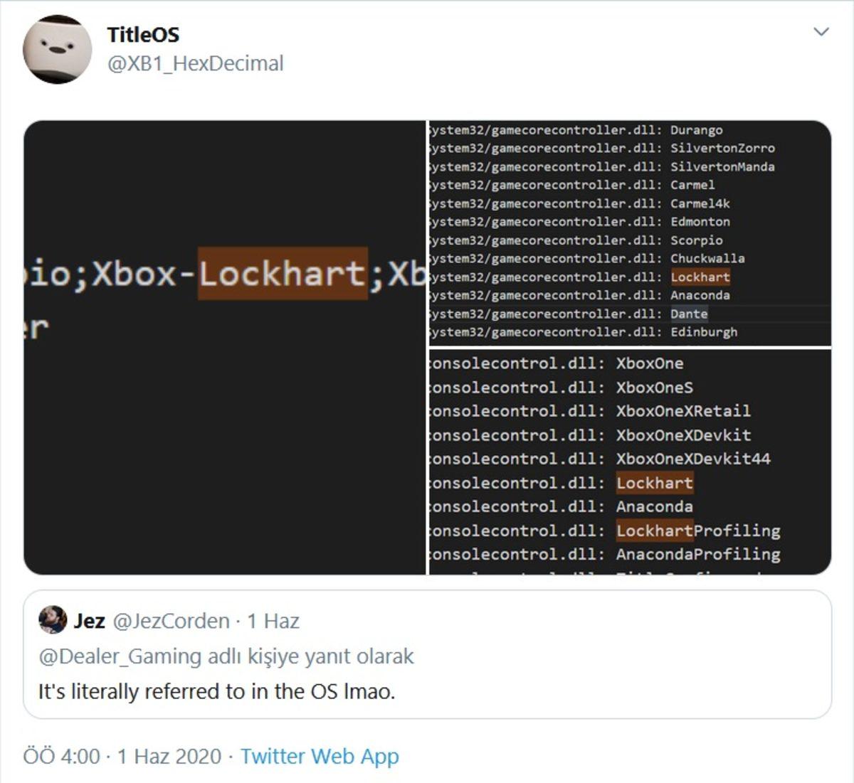 Xbox Lockhart, Windows Kod Satırları Arasında Ortaya Çıktı