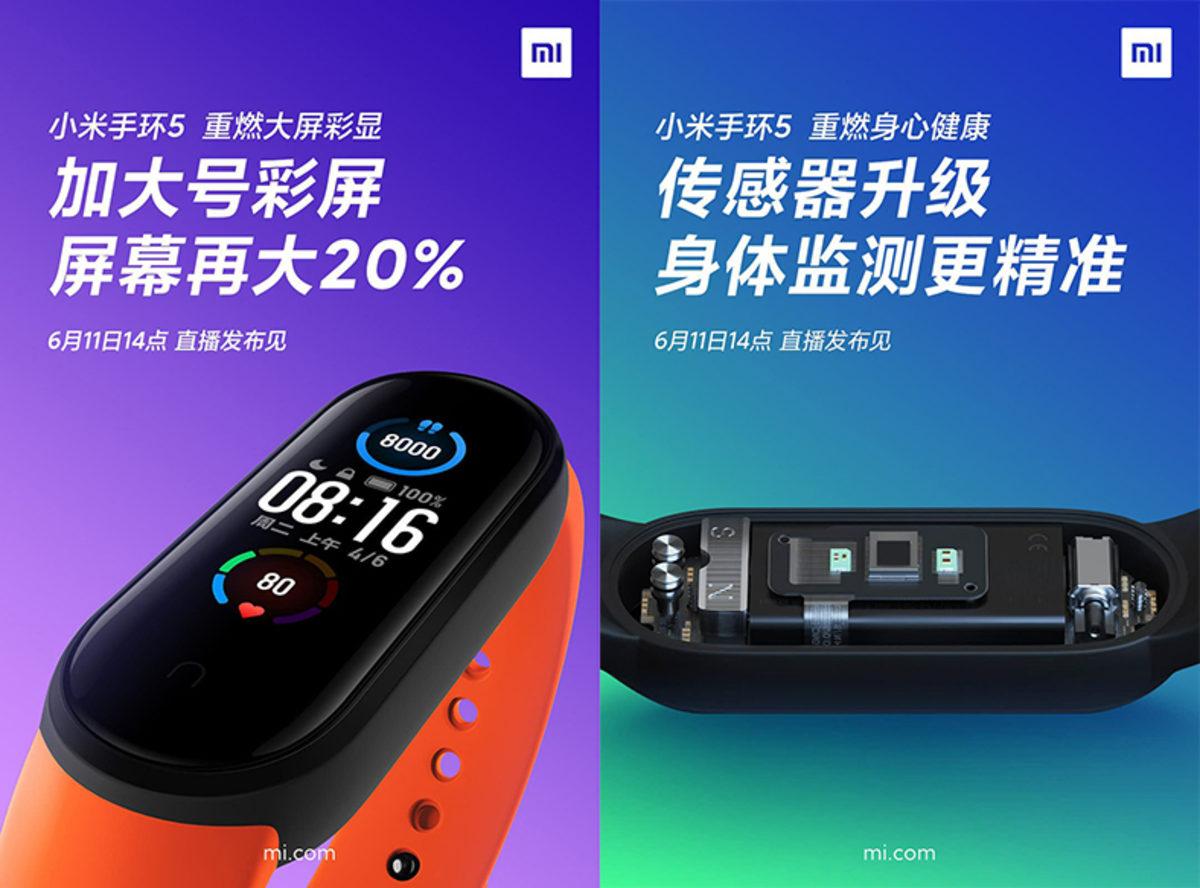 Xiaomi, Mi Band 5’in Manyetik Şarj Dahil 7 Özelliğini Açıkladı