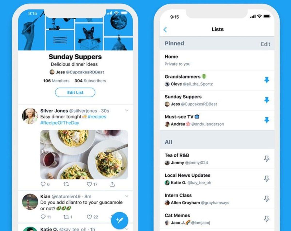 Twitter, Yenilenen ’Sabitlenmiş Listeler’ Özelliğini iOS İçin Yayınladı