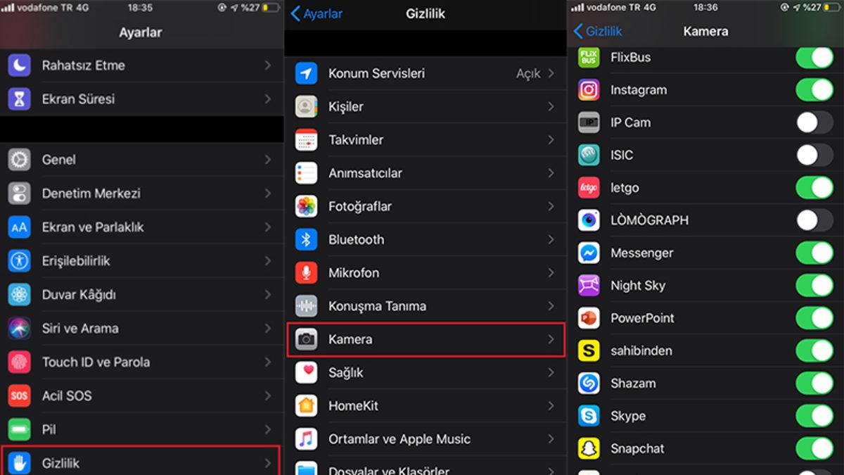 iOS Cihazlarda Uygulama İzinleri Nasıl Kontrol Edilir?