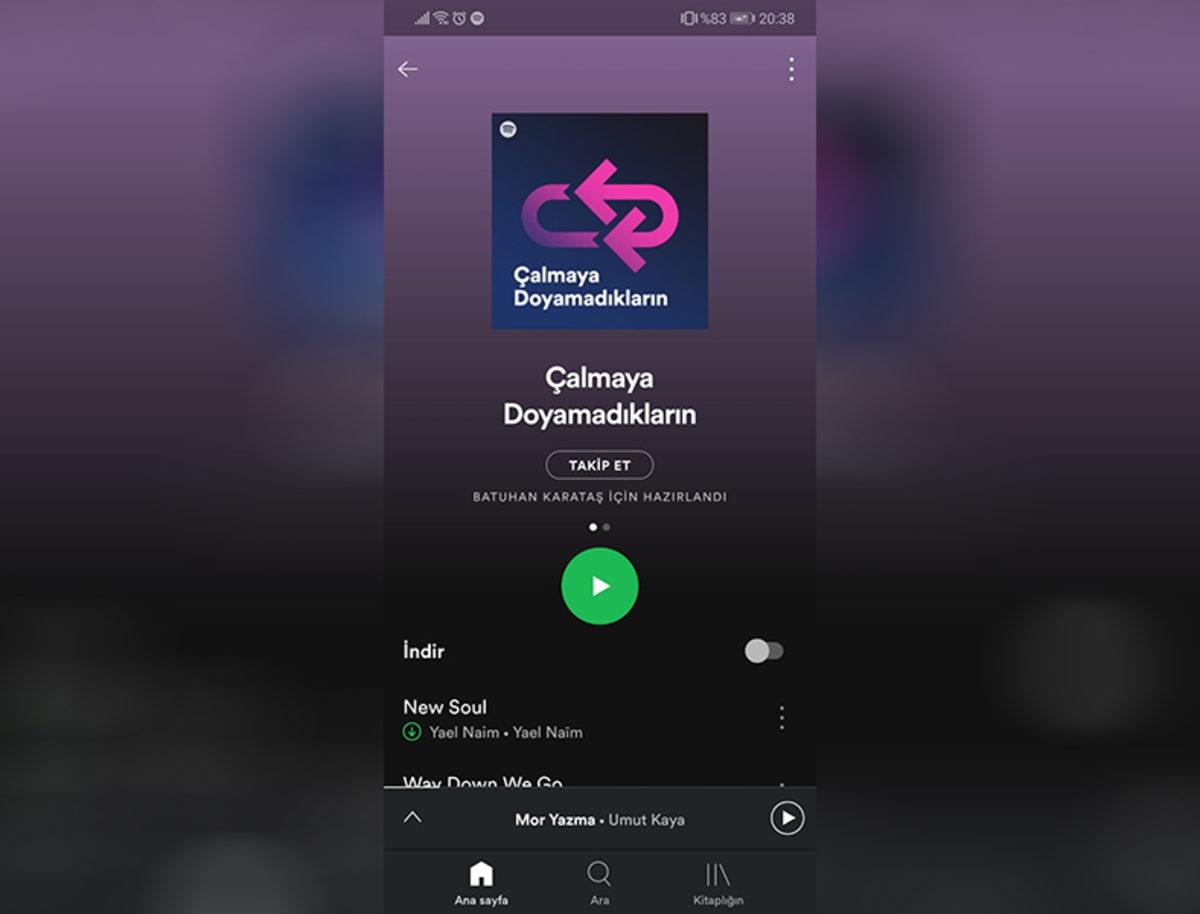 Spotify, Platforma 2 Adet Yeni ’Kişisel Çalma Listesi’ Ekledi