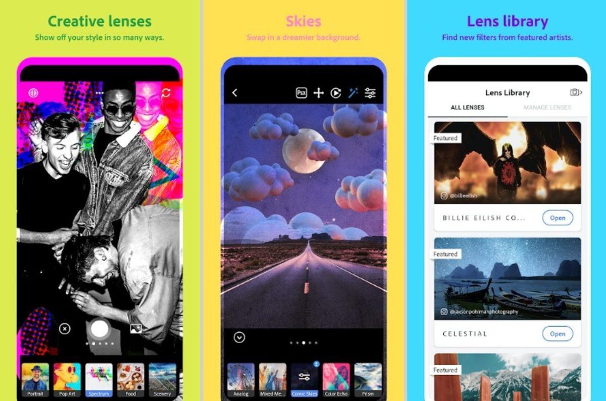 Adobe’un Kamera Uygulaması Photoshop Camera, iOS ve Android İçin Yayınlandı