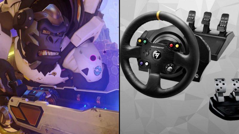 Direksiyon Setiyle Overwatch Oynayan Twitch Yayıncısı, Rakiplerine Kök Söktürdü