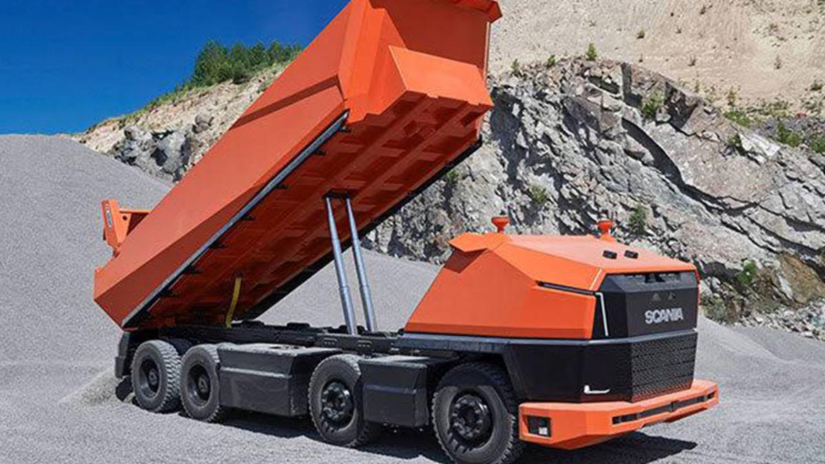 Scania’nın Kabine Bile Sahip Olmayan Otonom Kamyonu: Scania AXL