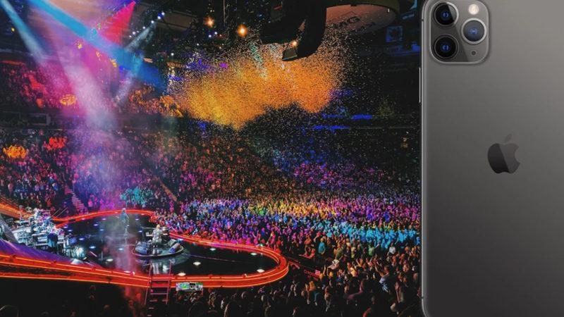 iPhone 11 Pro Max’in Gece Modu ile Bir Konserde Çekilen Muhteşem Fotoğraf