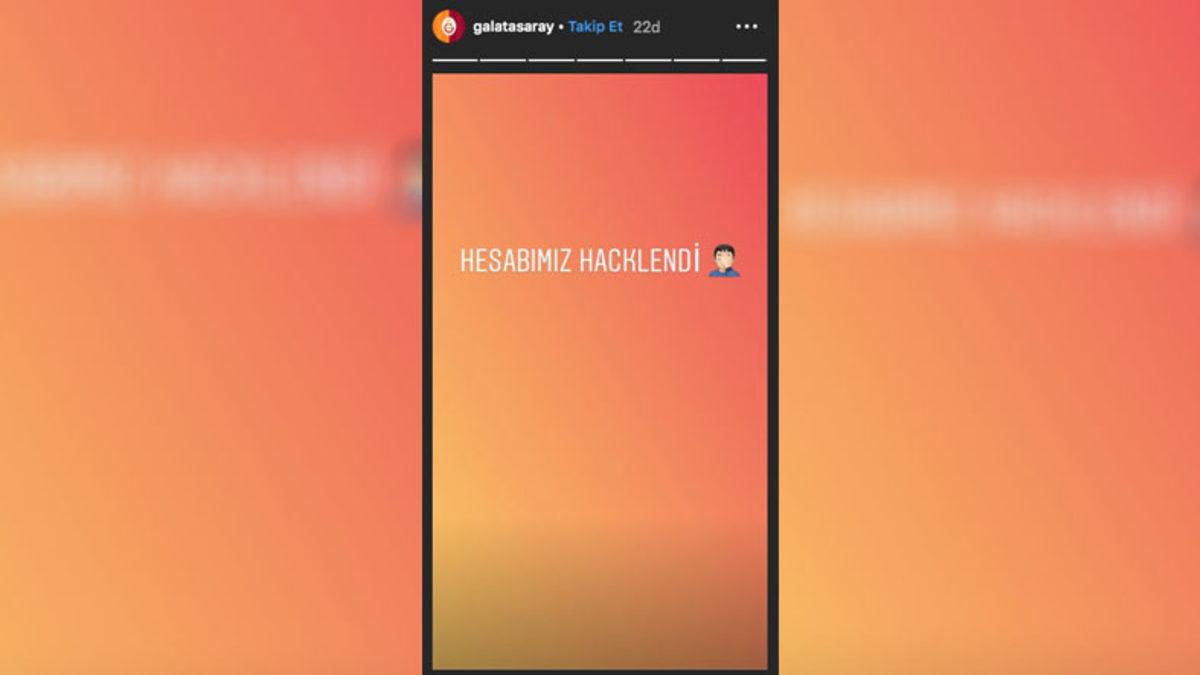 Galatasaray’ın Instagram Hesabı, Bir Futbolcusu Tarafından Hacklendi
