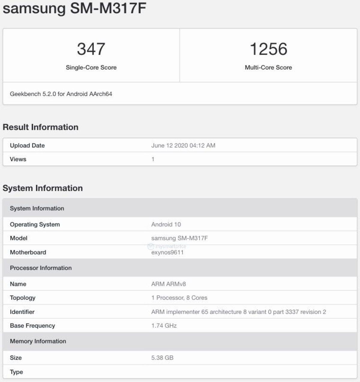 Samsung Galaxy M31s’in Geekbench Sonuçları Ortaya Çıktı