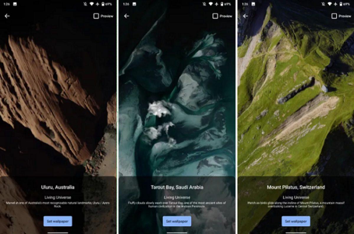 Pixel 4'ün Canlı Duvar Kağıtları Artık İndirilebilir 2 Google’ın Pixel 4’e Özel Çıkardığı Duvar Kağıtları Yayınlandı