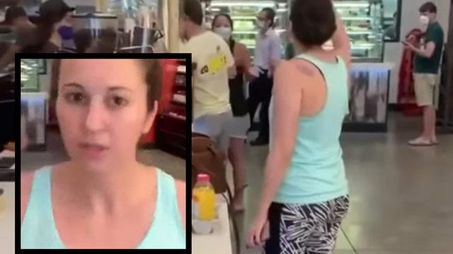 ABD’de Maskesiz Bir Kişinin Tartıştığı Kadının Yüzüne Öksürmesi Sosyal Medyada Viral Oldu