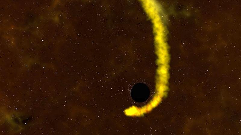 NASA, Bir Yıldızı Tamamen Yok Eden Bir Kara Delik Gözlemledi