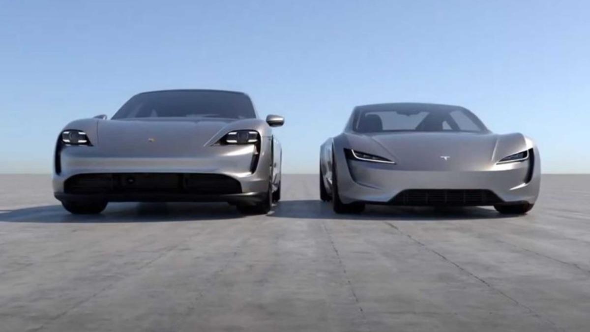 Tesla Roadster ile Porsche Taycan’ın Tasarımlarını Karşılaştıran Video