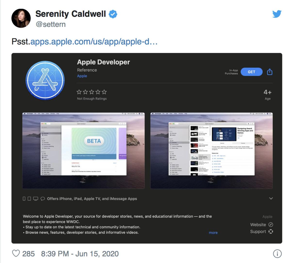Apple’ın Geliştirici Uygulaması Developer App’e macOS Desteği Geldi