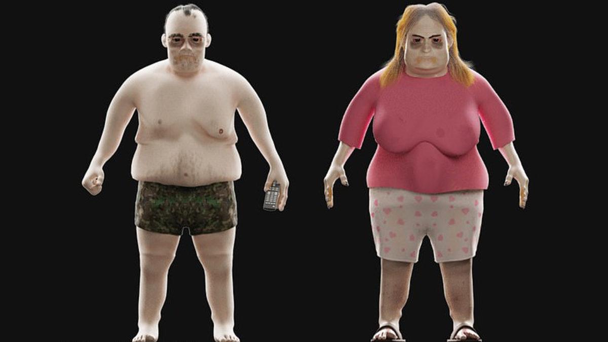 TV Bağımlılığının İnsanları Neye Dönüştüreceğini Gösteren İbretlik Temsili Görüntüler