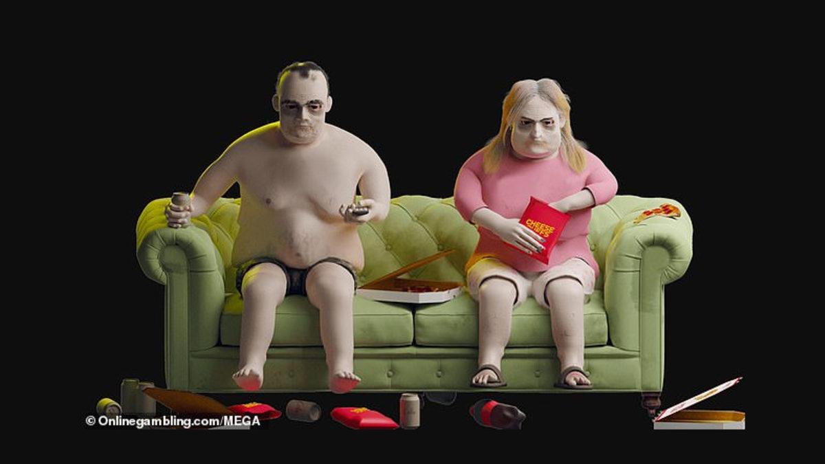 TV Bağımlılığının İnsanları Neye Dönüştüreceğini Gösteren İbretlik Temsili Görüntüler