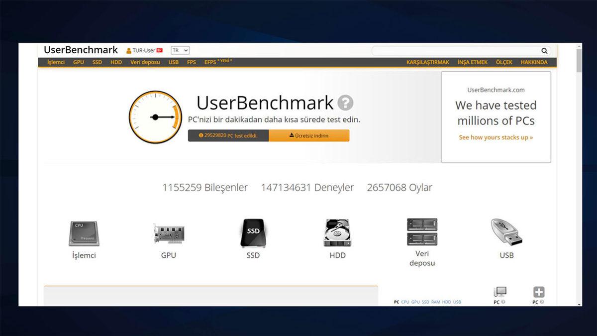 UserBenchmark ile Bilgisayarın Performansı Nasıl Test Edilir? (Adım Adım Anlattık!)