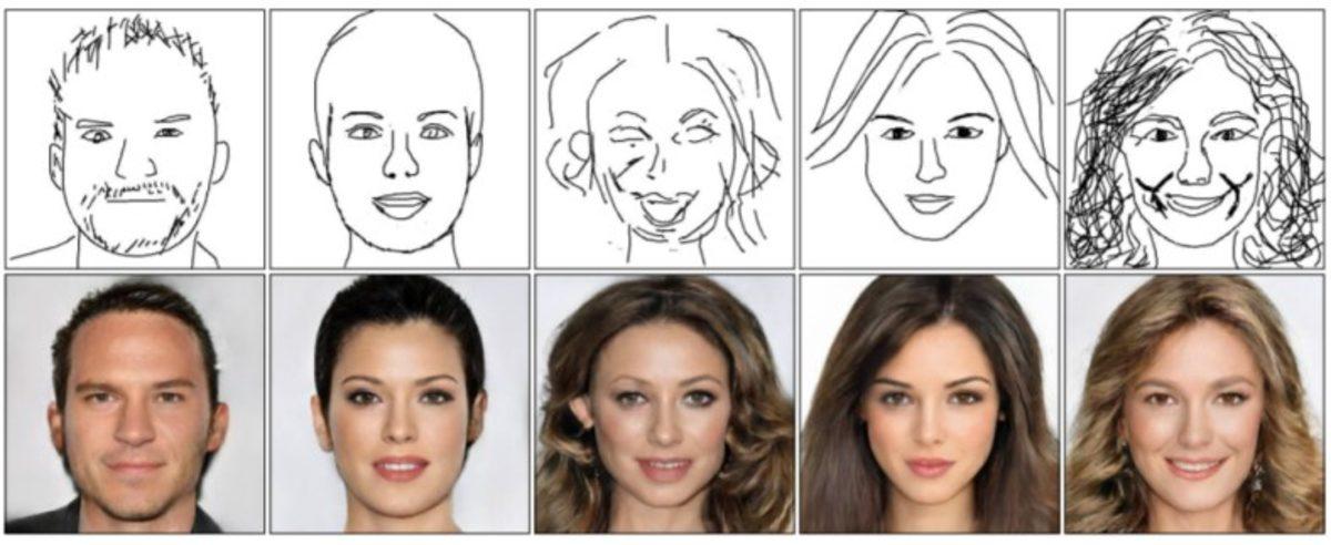 Rastgele Çizimlerden Muazzam Gerçeklikte İnsan Portreleri Oluşturabilen Yapay Zeka