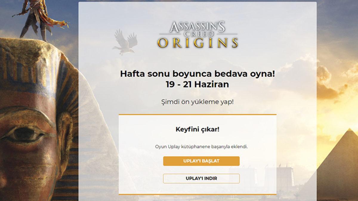 Assassin’s Creed: Origins, Hafta Sonu Boyunca Ücretsiz Oynanabilir Oldu