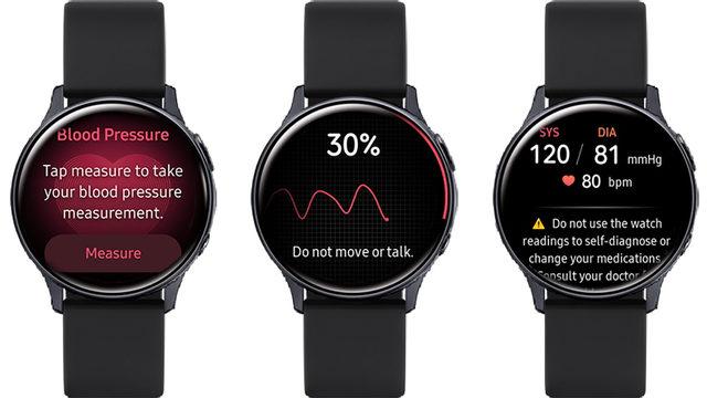 Samsung Galaxy Watch Active2’ye Tansiyon Ölçme Özelliği Geldi