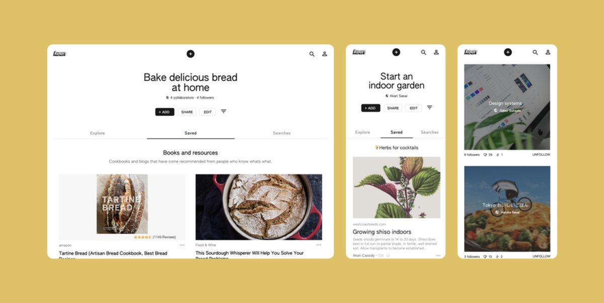 Google, Pinterest Benzeri Sosyal Medya Platformu Keen’i Yayınladı