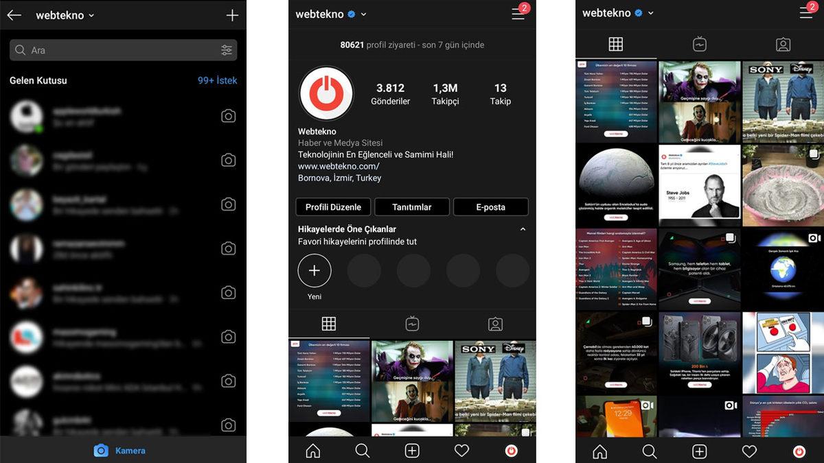 Instagram Karanlık Mod, Android ve iOS’ta Nasıl Kullanılır?