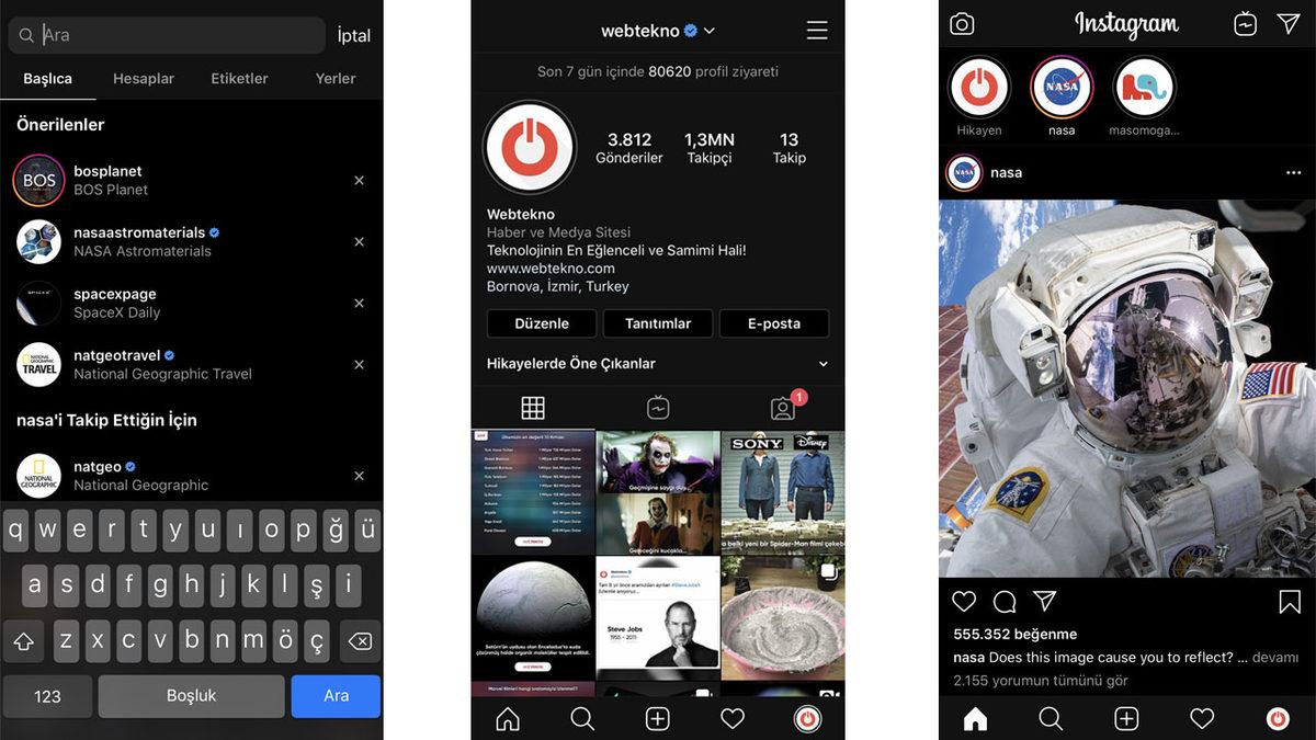 Instagram Karanlık Mod, Android ve iOS’ta Nasıl Kullanılır?