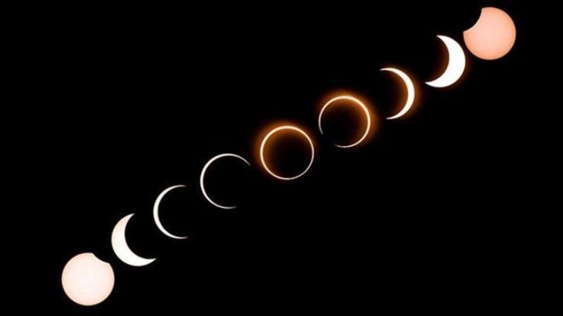 Türkiye’den de Kısmen Görülen Ateş Çemberi Güneş Tutulması’ndan Görüntüler Paylaşıldı