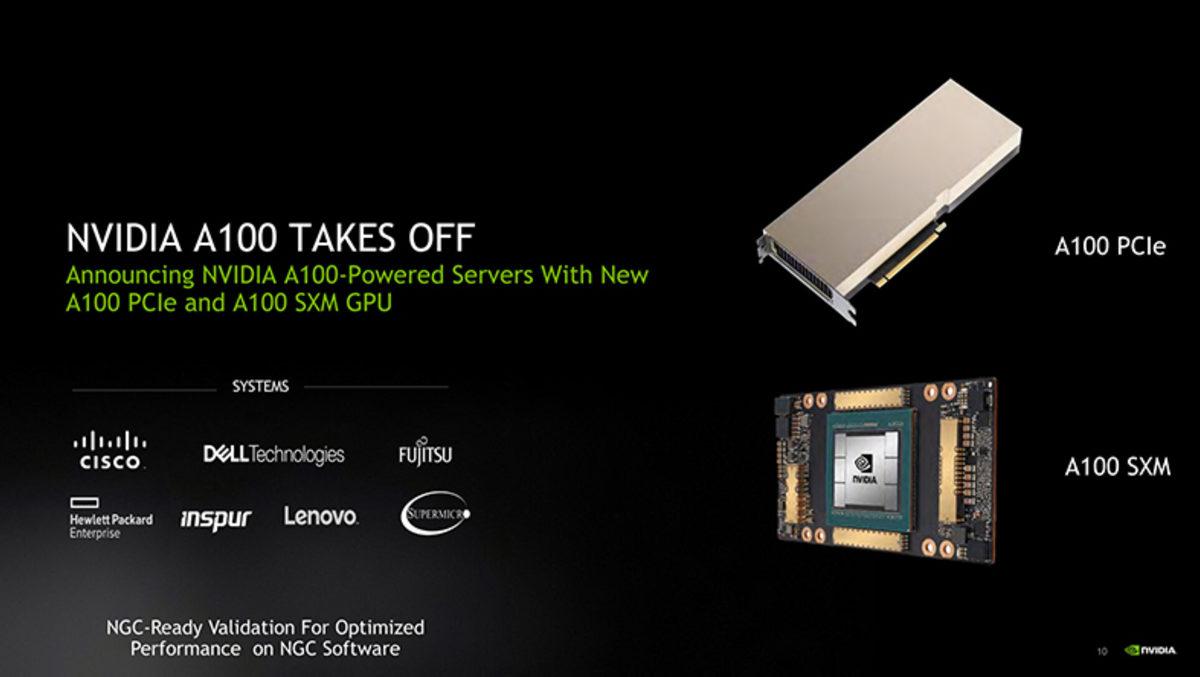 NVIDIA’nın A100 GPU Serisinin Yeni Üyesi A100 PCle Tanıtıldı