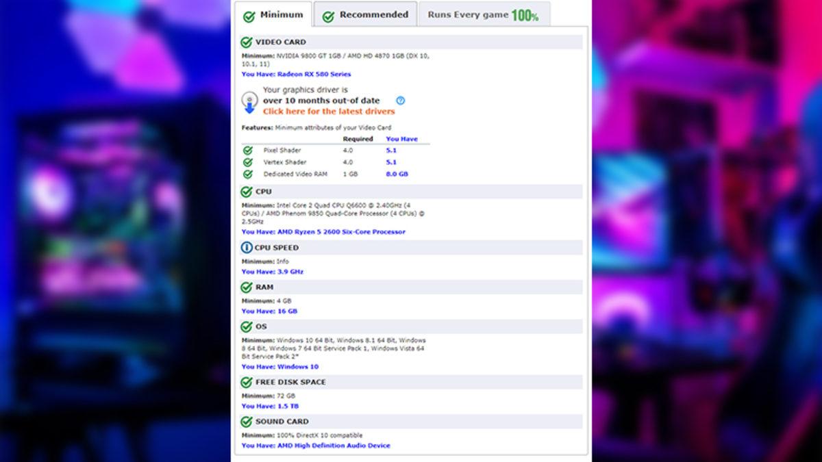 Bilgisayarınız Hangi Oyunları Kaldırır? İşte Saniyeler İçerisinde Cevap Veren Siteler