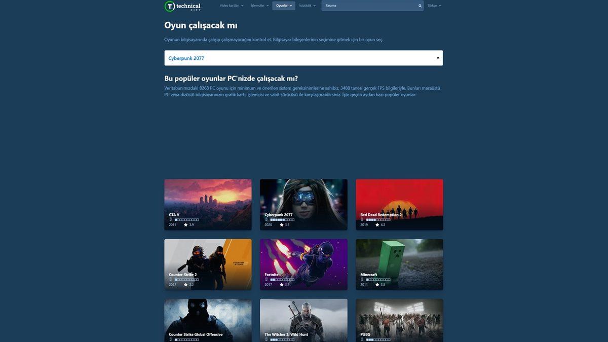 Bilgisayarınız Hangi Oyunları Kaldırır? İşte Saniyeler İçerisinde Cevap Veren Siteler