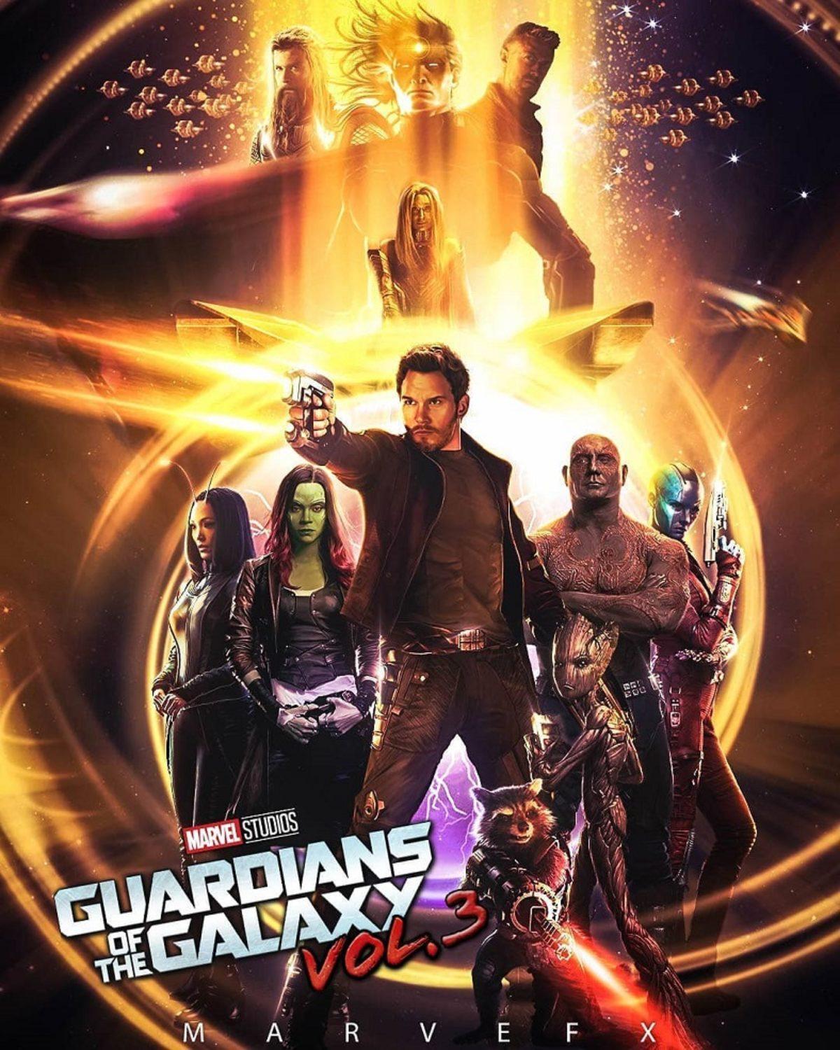 Adam Warlock’lu Hayran Yapımı Guardians of the Galaxy 3 Posteri