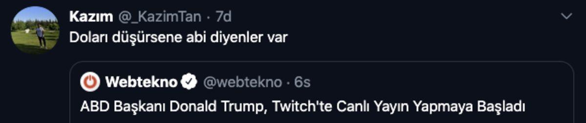 Trump’ın Twitch Yayıncısı Olma Kararına Gelen Birbirinden Komik 30 Yorum