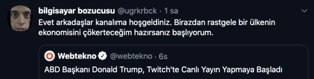 Trump’ın Twitch Yayıncısı Olma Kararına Gelen Birbirinden Komik 30 Yorum