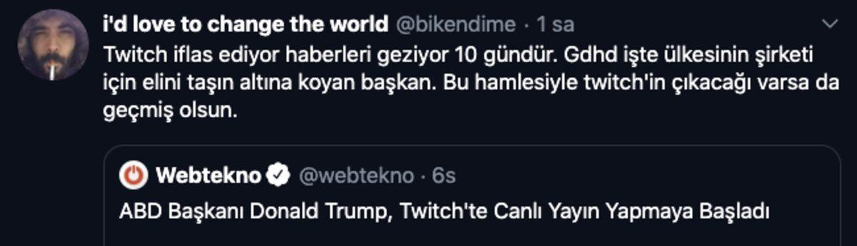 Trump’ın Twitch Yayıncısı Olma Kararına Gelen Birbirinden Komik 30 Yorum