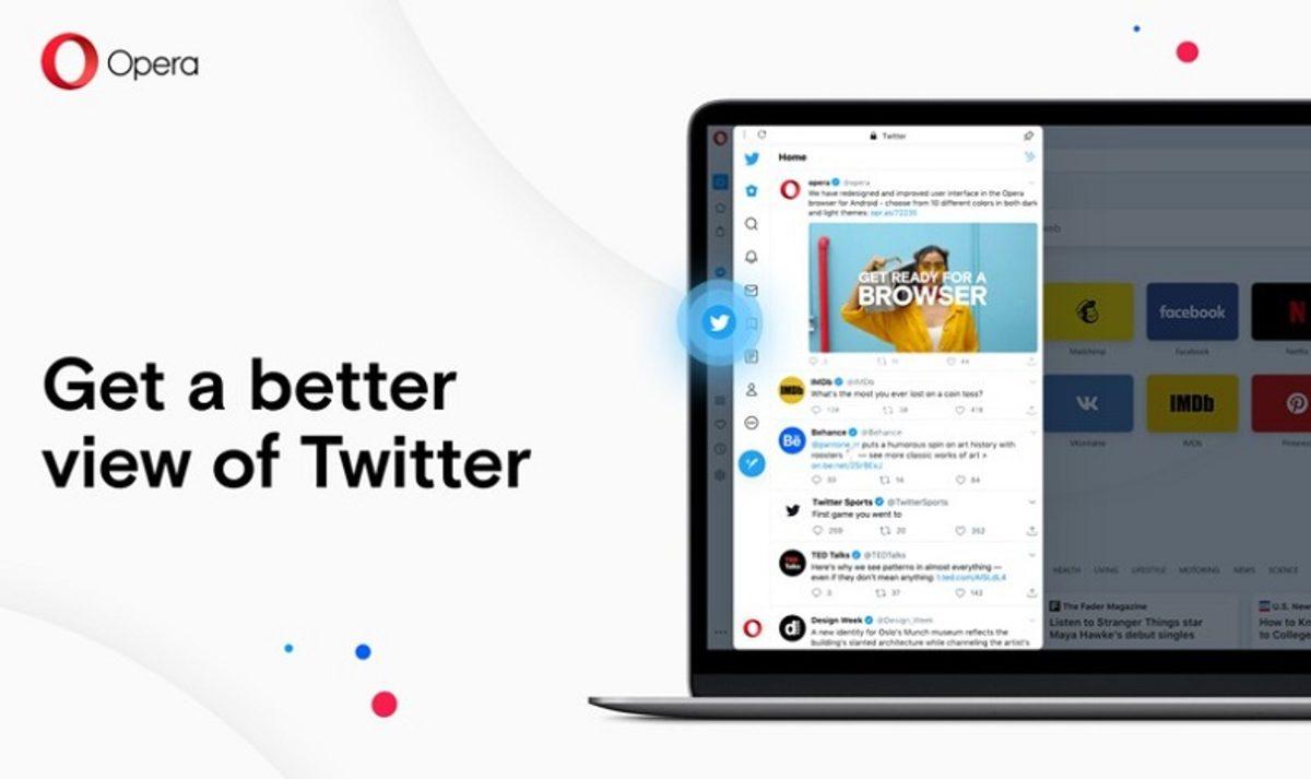 Tarayıcıya Dahili Twitter Uygulaması Getiren Opera 69 Yayınlandı