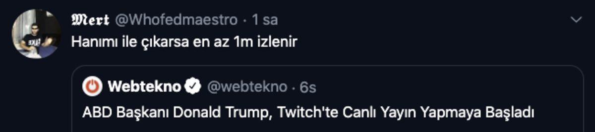 Trump’ın Twitch Yayıncısı Olma Kararına Gelen Birbirinden Komik 30 Yorum