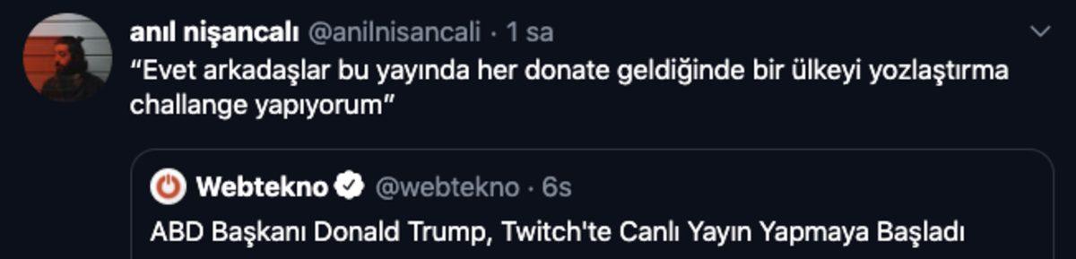 Trump’ın Twitch Yayıncısı Olma Kararına Gelen Birbirinden Komik 30 Yorum