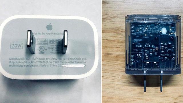 iPhone 12’nin 20W USB-C Hızlı Şarj Cihazının Fotoğrafları Ortaya Çıktı