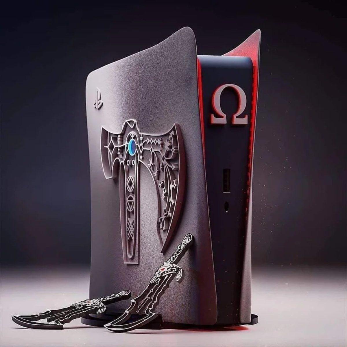 God of War Hayranlarının Gözlerini Kamaştıracak PlayStation 5 Tasarımı