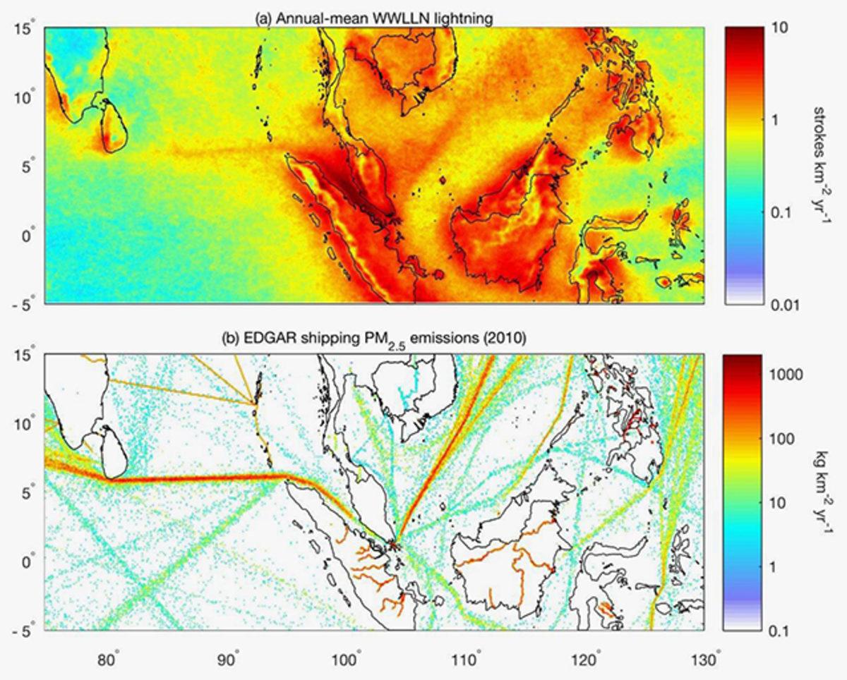 Yıldırımlar, Neden Nakliye Gemilerinin Rotaları Üzerinde Yoğunlaşıyor?