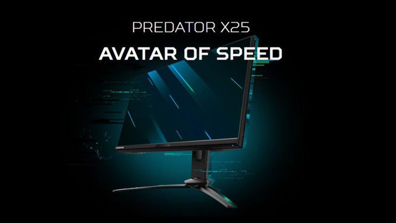 Acer, 360 Hz Yenileme Hızına Sahip Oyuncu Monitörü Predator X25’i Tanıttı