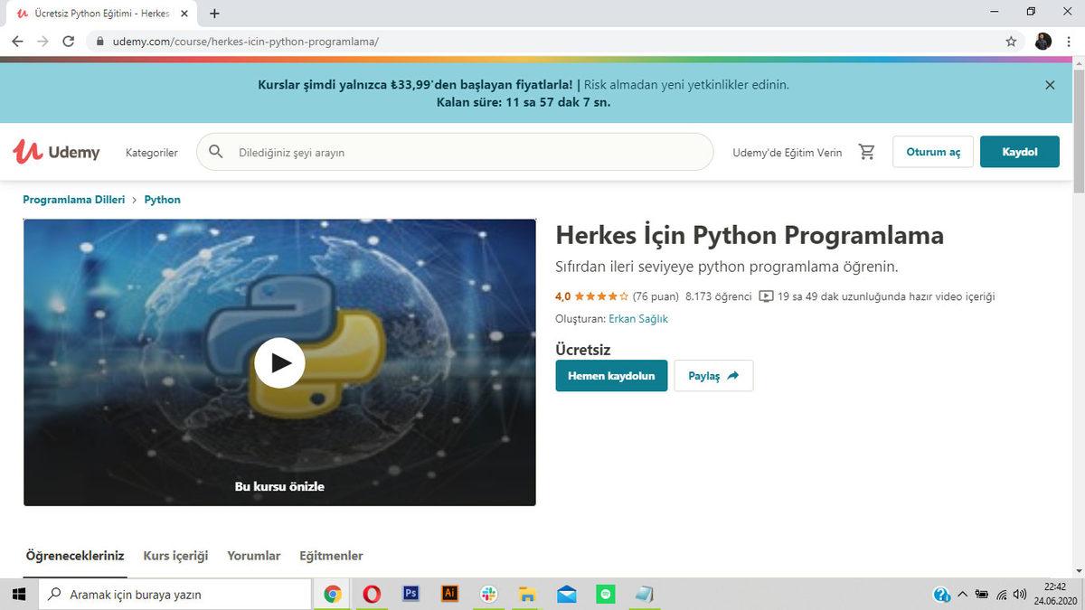 Yazılım Nasıl Yapılır? Yeni Başlayanlar İçin 10 Ücretsiz Kurs