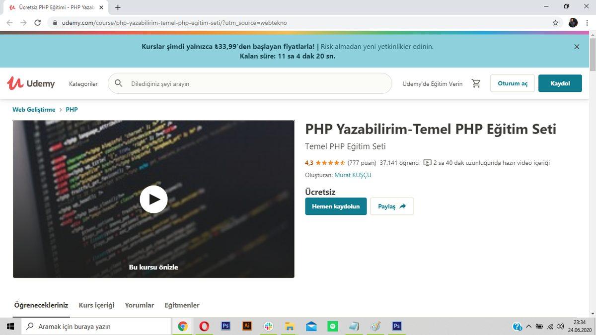 Yazılım Nasıl Yapılır? Yeni Başlayanlar İçin 10 Ücretsiz Kurs
