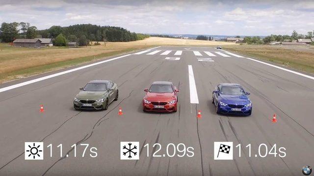 BMW, Yaz ve Kış Lastikleri Arasındaki Farkı Drag Yarışıyla Açıkladı (Video)