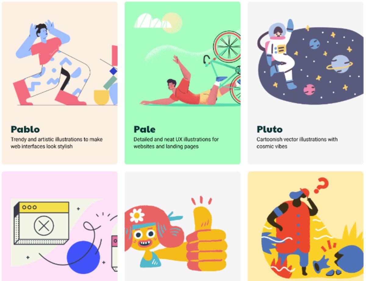 Telifsiz Görseller İndirebileceğiniz 5 Ücretsiz Stok İllüstrasyon Sitesi