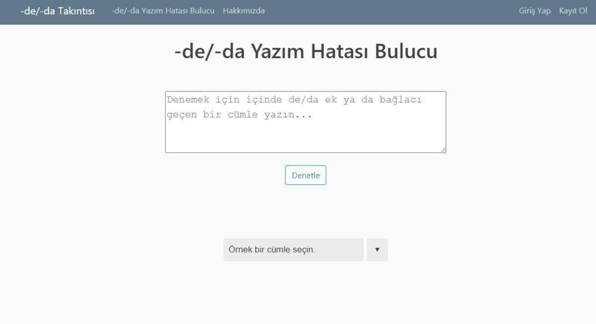 ’-De, -Da’ Ekini Doğru Yazıp Yazmadığınızı Kontrol Eden İnternet Sitesi