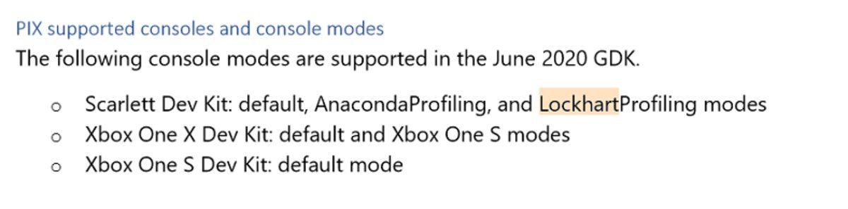 Lockhart Kod Adlı Xbox Series S, Microsoft GDK Sürüm Notlarında Göründü