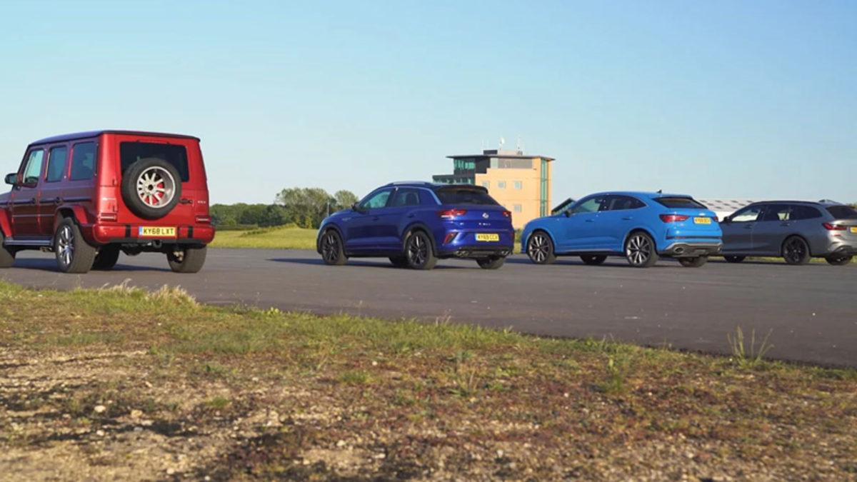 Farklı Kulvarlardan 4 Alman Otomobili, Drag Yarışında Karşı Karşıya Geldi (Video)