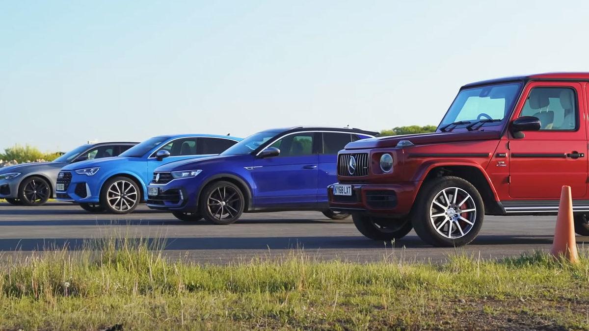 Farklı Kulvarlardan 4 Alman Otomobili, Drag Yarışında Karşı Karşıya Geldi (Video)